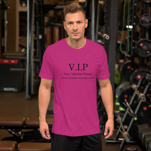 Load image into Gallery viewer, VIP Short-Sleeve Unisex T-Shirt, LOVE Conquers Covid 19 Collection