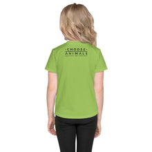 Load image into Gallery viewer, CHOOSE ANIMALS    Kids/Green T-Shirt
