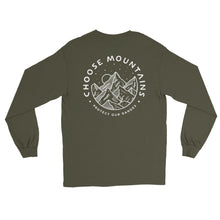 Load image into Gallery viewer, CHOOSE MOUNTAINS Men’s long sleeve Shirt