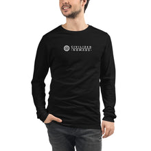 Load image into Gallery viewer, Civilized Nomads Two logos Unisex Long Sleeve Tee