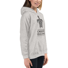Load image into Gallery viewer, CHOOSE OCEANS                                                                                        Kids/Hoodie more colors