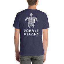 Load image into Gallery viewer, CHOOSE OCEANS                                                            TwoLogosTee Adult Unisex more colors