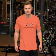 Load image into Gallery viewer, VIP Short-Sleeve Unisex T-Shirt, LOVE Conquers Covid 19 Collection