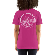 Load image into Gallery viewer, CHOOSE MOUNTAINS  Adults Unisex Tshirt  (more colors)
