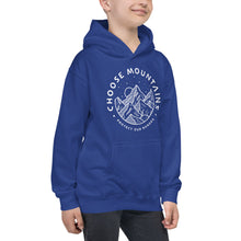 Load image into Gallery viewer, CHOOSE MOUNTAINS Hoodie Kids - more colors