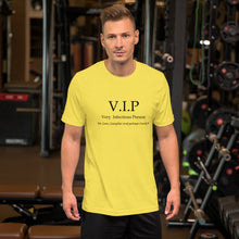 Load image into Gallery viewer, VIP Short-Sleeve Unisex T-Shirt, LOVE Conquers Covid 19 Collection