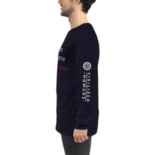 Load image into Gallery viewer, "Flatten the Curve"  long sleeve unisex tshirt LOVE Conquers Covid 19  Collection