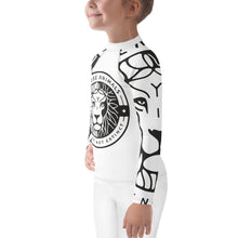 Load image into Gallery viewer, Choose Animals Kids White Rash Guard