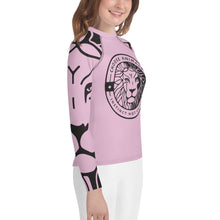 Load image into Gallery viewer, Choose Animals Youth Pink Rash Guard