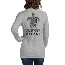 Load image into Gallery viewer, CHOOSE OCEANS Unisex/Long Sleeve Tee