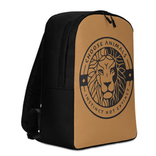 Load image into Gallery viewer, Choose Animals Brown and Black Minimalist Backpack