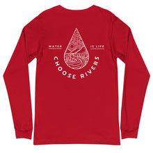 Load image into Gallery viewer, Choose Rivers Unisex Long Sleeve Tee - more colors