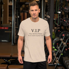 Load image into Gallery viewer, VIP Short-Sleeve Unisex T-Shirt, LOVE Conquers Covid 19 Collection