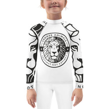 Load image into Gallery viewer, Choose Animals Kids White Rash Guard