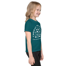 Load image into Gallery viewer, CHOOSE WILDERNESS   Kids/Aqua T-Shirt