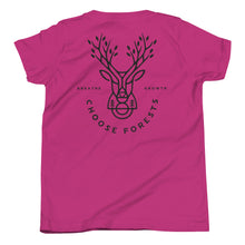Load image into Gallery viewer, CHOOSE FORESTS Youth/Short Sleeve T-Shirt (more colors)