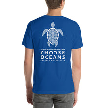 Load image into Gallery viewer, CHOOSE OCEANS                                                            TwoLogosTee Adult Unisex more colors