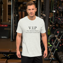 Load image into Gallery viewer, VIP Short-Sleeve Unisex T-Shirt, LOVE Conquers Covid 19 Collection