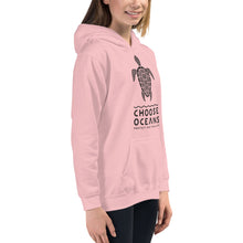Load image into Gallery viewer, CHOOSE OCEANS                                                                                        Kids/Hoodie more colors