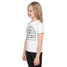 Load image into Gallery viewer, Choose Wilderness White with Green Logo Kids T-Shirt
