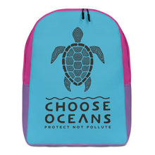 Load image into Gallery viewer, CHOOSE OCEANS                                                                                           Multicolored Backpack