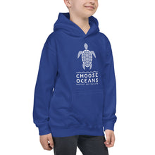 Load image into Gallery viewer, CHOOSE OCEANS                                                                                                             Kids Hoodie