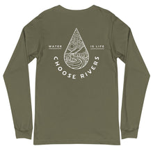 Load image into Gallery viewer, Choose Rivers Unisex Long Sleeve Tee - more colors