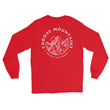 Load image into Gallery viewer, CHOOSE MOUNTAINS Men’s long sleeve Shirt