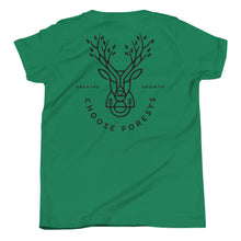 Load image into Gallery viewer, CHOOSE FORESTS Youth/Short Sleeve T-Shirt (more colors)