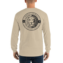 Load image into Gallery viewer, Choose Animals 2 logos   Men’s Long Sleeve Shirt (more colors)