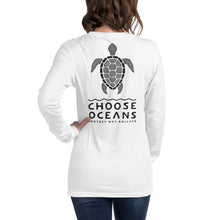 Load image into Gallery viewer, CHOOSE OCEANS Unisex/Long Sleeve Tee