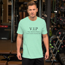 Load image into Gallery viewer, VIP Short-Sleeve Unisex T-Shirt, LOVE Conquers Covid 19 Collection
