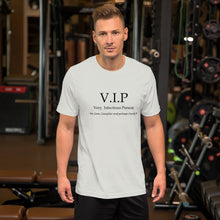 Load image into Gallery viewer, VIP Short-Sleeve Unisex T-Shirt, LOVE Conquers Covid 19 Collection