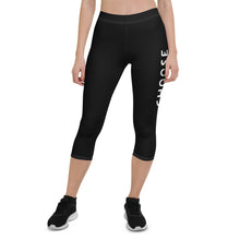 Load image into Gallery viewer, CHOOSE OCEANS                                                                                        Womens/Capri Leggings