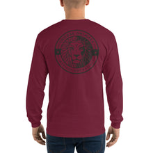 Load image into Gallery viewer, Choose Animals 2 logos   Men’s Long Sleeve Shirt (more colors)