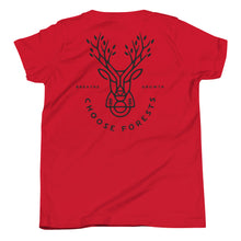 Load image into Gallery viewer, CHOOSE FORESTS Youth/Short Sleeve T-Shirt (more colors)
