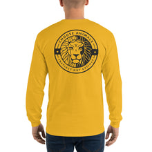 Load image into Gallery viewer, Choose Animals 2 logos   Men’s Long Sleeve Shirt (more colors)