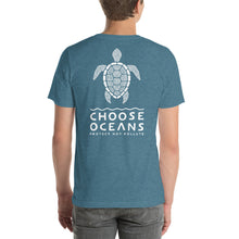 Load image into Gallery viewer, CHOOSE OCEANS                                                            TwoLogosTee Adult Unisex more colors