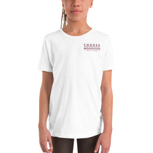 Load image into Gallery viewer, CHOOSE MOUNTAINS Youth Short Sleeve T-Shirt - more colors