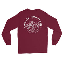 Load image into Gallery viewer, CHOOSE MOUNTAINS Men’s long sleeve Shirt