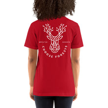 Load image into Gallery viewer, CHOOSE FORESTS Adults/Short-Sleeve Unisex T-Shirt