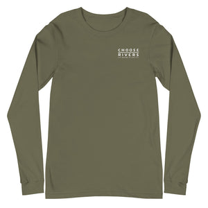 Choose Rivers Unisex Long Sleeve Tee - more colors