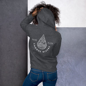 Choose Rivers Unisex Hoodie - more colors