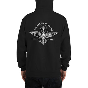 Civilized Nomads 2 logos Thunderbird Hoodie (more colors)