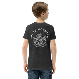 Choose Mountains Youth Short Sleeve T-Shirt - more colors