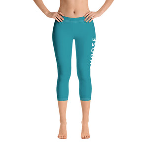 Choose Oceans Women's Capri Leggings