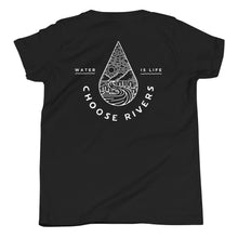 Load image into Gallery viewer, Choose Rivers Youth Short Sleeve T-Shirt - more colors
