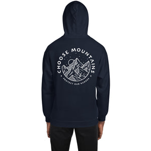 Choose Mountains unisex hoodie