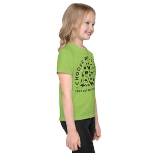 Choose Wilderness Green Kids T-Shirt