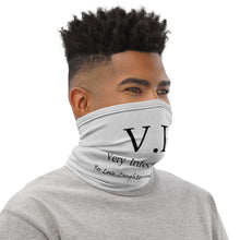 Load image into Gallery viewer, VIP Very Infectious Person Neck Light Grey Gaiter/Bandana
